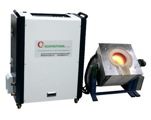 Çelik Bakır Altın için DSP 100KW Orta Frekanslı İndüksiyon Ocağı