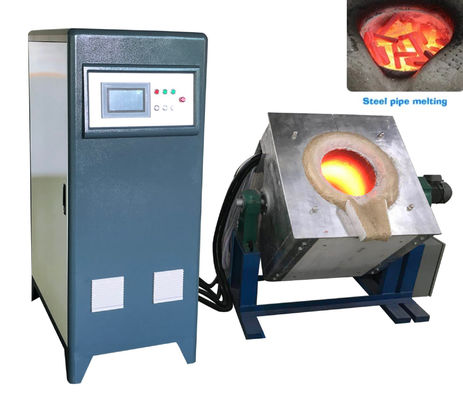 Demir Dışı Metaller İçin Sıcaklık Kontrollü Elektrikli İndüksiyon Eritme Fırını