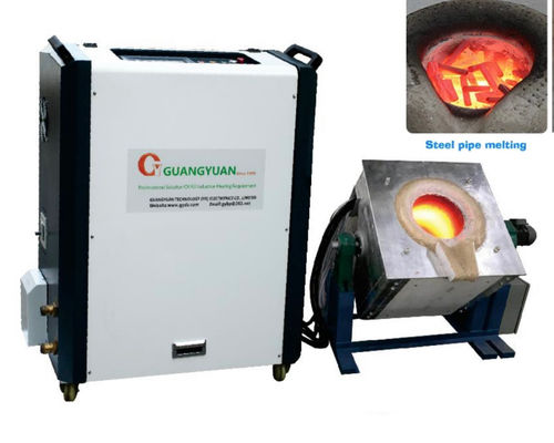 Çelik Eritme İçin 25KW Orta Frekanslı İndüksiyon Eritme Makinesi Fırını