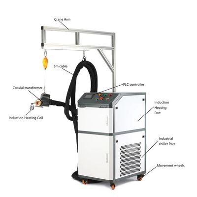 Kaynak Lehimleme için IGBT Dijital El Taşınabilir İndüksiyonlu Isıtma Makinesi